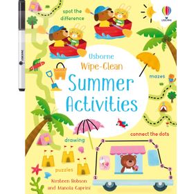 Poppy And Sam's Wipe Clean Summer Activities-Usborne Publishing