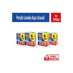 Porçöz 200 gr Granül Lavabo Açıcı (4 adet)