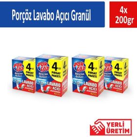 Porçöz 200 gr Granül Lavabo Açıcı (4 adet)
