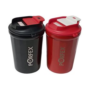 Porfex 5357 Mat Siyah Çelik Termos