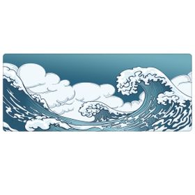 Porge Gamer Blue Wave 70x30cm Oyuncu Mouse Pad