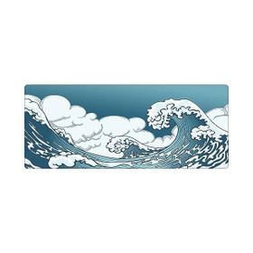 Porge Gamer Blue Wave 90x40cm Oyuncu Mouse Pad