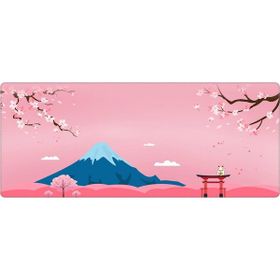 Porge Gamer Pembe Fuji 90x40cm Oyuncu Mouse Pad