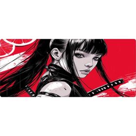 PORGE Gamer Samurai Kırmızı 90x40 XXL Büyük Oyuncu Mouse Pad