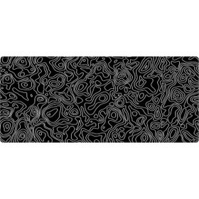PORGE Gamer Topo Siyah Beyaz 90x40 XXL Büyük Oyuncu Mouse Pad