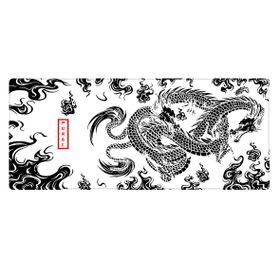Porge Gaming Beyaz Dragon 70x30cm Oyuncu Mouse Pad