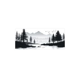 Porge Gaming Siyah Manzara 90x40 Oyuncu Mouse Pad