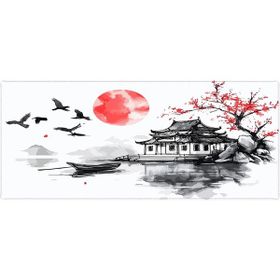 Porge Pro Gaming Kırmızı Beyaz 70x30 cm XXL Büyük Oyuncu Mouse Pad