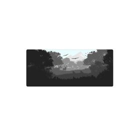 PORGE Pro Gaming Mouse Pad Tree 80x30 cm XXL Büyük Gaming Oyuncu Mouse Pad