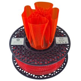 Porima PETG Transparan Neon Turuncu Filament 1,75 mm 1 kg Porima Filament