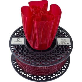 Porima Petg Transparan Şarap Kırmızı 1 kg 1.75 mm Filament