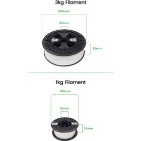 Porima RAL5015 Açık Mavi 1.75 mm 1000 gr Petg Filament Naturel
