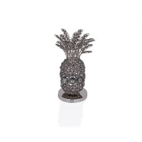 Porio 13x13x32 Gümüş Füme Kristalli Ananas