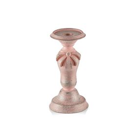 Porio PR30-1015 Pembe 23x12 cm Kurdeleli Küçük Mumluk