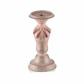 Porio PR30-1015 Pembe 23x12 cm Kurdeleli Küçük Mumluk