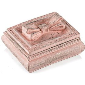Porio PR30-1020 Pembe 7x5 cm Kurdeleli Mücevher Kutusu
