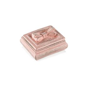 Porio PR30-1020 Pembe 7x5 cm Kurdeleli Mücevher Kutusu