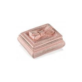 Porio PR30-1020 Pembe 7x5 cm Kurdeleli Mücevher Kutusu