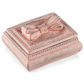 Porio PR30-1020 Pembe 7x5 cm Kurdeleli Mücevher Kutusu