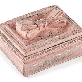 Porio PR30-1020 Pembe 7x5 cm Kurdeleli Mücevher Kutusu
