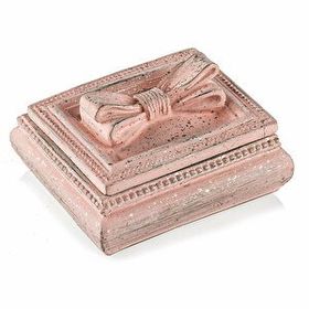 Porio PR30-1020 Pembe 7x5 cm Kurdeleli Mücevher Kutusu
