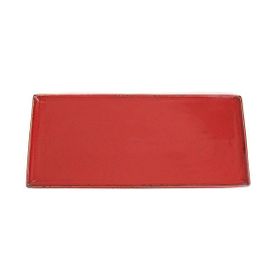 Porland 04ALM001591 Seasons Kırmızı 16x35 CM Baton Pasta Tabağı