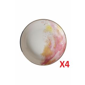 Porland 04ALM003437 17 cm 415 cc 4'lü Cosmos Desen Kase
