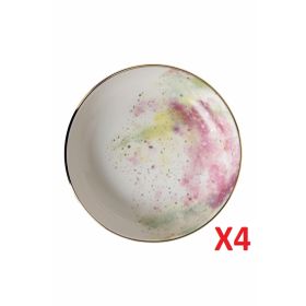 Porland 04ALM003439 17 cm 415 cc 4'lü Cosmos Desen Kase