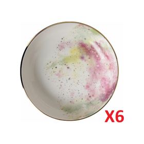 Porland 04ALM003439 17 cm 415 cc 6'lı Cosmos Desen Kase