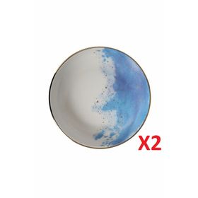 Porland 04ALM003441 17 cm 415 cc 2'li Cosmos Desen Kase