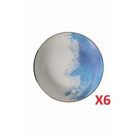 Porland 04ALM003441 17 cm 415 cc 6'lı Cosmos Desen Kase
