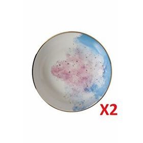 Porland 04ALM003443 17 cm 415 cc 2'li Cosmos Desen Kase