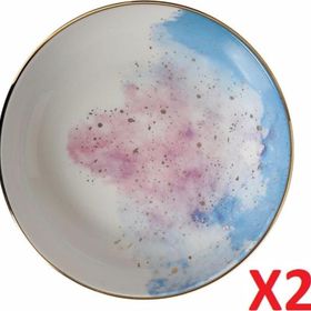 Porland 04ALM003443 17 cm 415 cc 2'li Cosmos Desen Kase