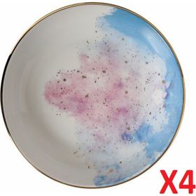 Porland 04ALM003443 17 cm 415 cc 4'lü Cosmos Desen Kase