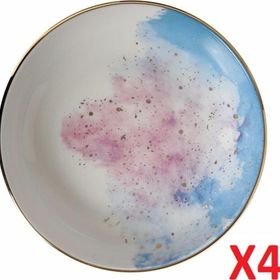 Porland 04ALM003443 17 cm 415 cc 4'lü Cosmos Desen Kase