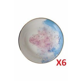 Porland 04ALM003443 17 cm 415 cc 6'lı Cosmos Desen Kase