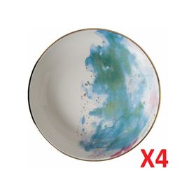Porland 04ALM003445 17 cm 415 cc 4'lü Cosmos Desen Kase