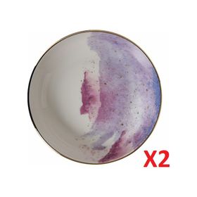 Porland 04ALM003447 17 cm 415 cc 2'li Cosmos Desen Kase