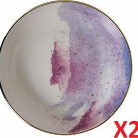Porland 04ALM003447 17 cm 415 cc 2'li Cosmos Desen Kase