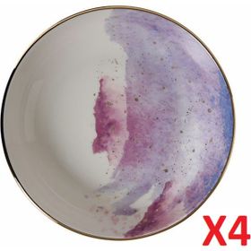 Porland 04ALM003447 17 cm 415 cc 4'lü Cosmos Desen Kase