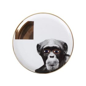 Porland 04ALM005126 Wild Life Monkey 20 cm Düz Tabak