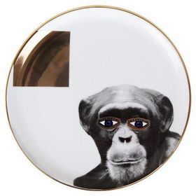 Porland 04ALM005126 Wild Life Monkey 20 cm Düz Tabak