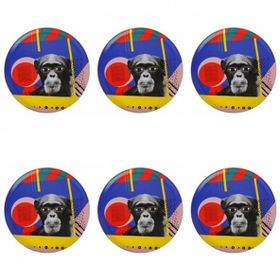 Porland 04ALM005128 28 cm Wild Life Monkey Düz Tabak