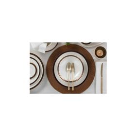 Porland 04ALM005234 12 Kişilik 60 Parça Copper Line Yemek Takımı