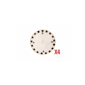 Porland 04ALM005907 Palms 20 cm 4'lü Çukur Tabak