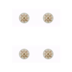 Porland 04ALM005989 Arabesque 18 cm 4'lü Desenli Tabak
