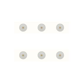 Porland 04ALM005995 Arabesque 21 cm 6'lı Desenli Tabak