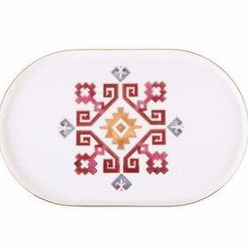 Porland 04ALM006015 Arabesque 32 cm Kayık Tabak