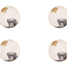 Porland 04ALM006451 Wild Life Monkey 17 cm 4'lü Kase