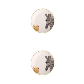 Porland 04ALM006455 Wild Life Zebra 17 cm 6'lı Kase